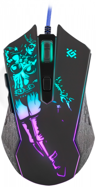 Проводная мышь Defender SIN'SISTER GM-933 (52933) 7200dpi black