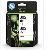 Картридж HP 6ZD17AE  №305 для HP 2320/2710/2720 набор черный 120 страниц / цветной 100 страниц Цветной (Голубой/Жёлтый/Пурпурный)