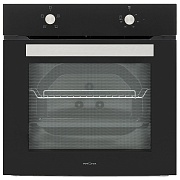 Духовой шкаф KRONA ASTRO 60 BL (72 л / до 260 °C / Чёрное стекло / Традиционная очистка / Формованные направляющие(x1) / А) чёрный