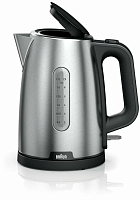 Чайник Braun WK1500BK (2200Вт / 1,7л / металл) Чёрный