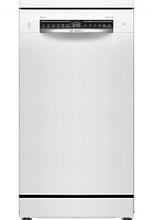 Машина посудомоечная отдельностоящая 45 см Bosch SPS4HKW49E (10 комплектов / 2 полки / Расход воды - 8,9 л / Home Connect / Silence Plus:/ ExtraDry) Серый