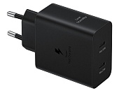 Сетевое зарядное устройство Samsung EP-T5020XBEGEU (Type-C/3A/50W/быстрая зарядка PD 3.0/чёрное) Чёрный