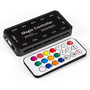 Контроллер-хаб с пультом управления ExeGate EXH6P.ARGB для вентиляторов с подсветкой ARGB 6pin (Molex, 10 портов 6pin) 