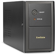 ИБП Exegate  UNB-850.LED.AVR.2SH.RJ.USB <850VA/480W, LED, AVR, 2*Schuko, RJ45/11, USB, Black EP285541RUS 
