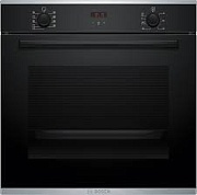 Духовой шкаф Bosch HQA534BB3 (Serie4 / 71 л / до 275 °C / Чёрное стекло / Гриль / телескоп. направляющие(x1) / EcoClean Direct / SoftClose / A+) Чёрный