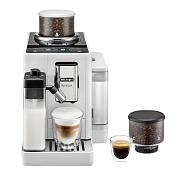 Кофемашина DeLonghi Rivelia EXAM440.55.W (кофе зерновой, молотый/ 1450 Вт/ 1.4 л/ автоматический капучинатор/ 13 напитков) Белый