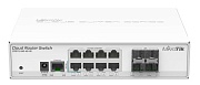 Коммутатор Mikrotik CRS112-8G-4S-IN, 8x 1000BASE-T, 4x SFP, управляемый L3 