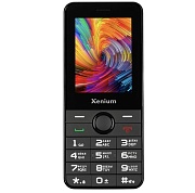 Телефон мобильный Xenium X240, черный Чёрный
