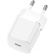 Сетевое зарядное устройство TFN NANO WCRPD09 (USB C PD/3A/20W/быстрая зарядка PD/белое) Белый