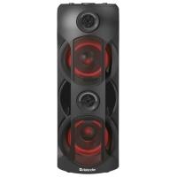 Беспроводная портативная колонка Defender G78 / 70W / USB  / Bluetooth  / LED подсветка / дисплей / караоке Чёрный