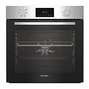 Духовой шкаф Indesit IBFTE 3644 IX (72 л / до 280 °C / Нерж. сталь / Паровая очистка / Гриль / Съемные направляющие / А) Нержавеющая сталь