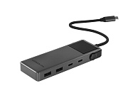 Док-станция/Сетевой адаптер 6-в-1 UGREEN CM888 (35998) UNO (4K@60Hz USB-C To HDMI+2*USB 3.2 A+2*USB 3.2 C+PD) серый 