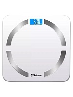 Весы электронные напольные Sakura SA-5056W (180 кг / диагностика) белый