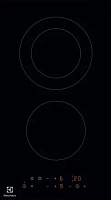 Поверхность электрическая Electrolux LHR3233CK (Radiant 300 / Черная / стеклокерамика / 2 конфорки(0.7/1.2кВт) / Stop&Go / Timer / 2.9кВт) Чёрный