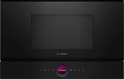 Микроволновая печь встраиваемая Bosch BFR7221B1 (Serie8 / Чёрный / 21л / ширина - 59,4 см / 900Вт / Autopilot7 / правостороннее открытие) Чёрный