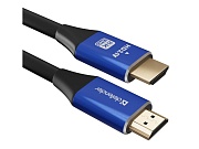 Кабель HDMI - HDMI DEFENDER (08 HDMI M-M, ver 2.1), вилка-вилка, HDMI 2.1, длина - 3 метра Чёрный