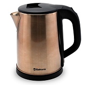 DSP Чайник Sakura SA-2149Z (1800 Вт / 2 л / металл / бронзовый) повреждена упаковка 