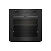 Духовой шкаф с добавлением пара Hotpoint FE9 1231 JS BLG (72 л / до 280°C / Чёрный, стекло / Катализ / Гриль / Телескоп. направляющие (x1) / А+) чёрный