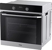 Духовой шкаф Haier HOQ-K5AAN3BX (72 л / Чёрный+нерж. сталь / Гриль / Телескоп.напр.(x1) / AquaClean / A+) чёрный
