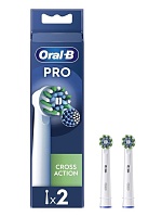 Насадка для зубных щеток Braun Oral-B Pro Cross Action EB50RX-2 (2 шт) белый