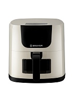 Аэрогриль Brayer BR2043 (1500 Вт, 5 л, упр. - сенсорное, программ - 7, таймер на - 60 мин) Бежевый