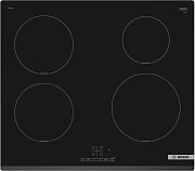 Поверхность индукционная Bosch PUE63RBB5E (Serie4 / черный / стеклокерамика / TouchSelect / ReStart / PowerBoost / Таймер / 4,6 кВт) Чёрный