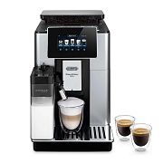Кофемашина DeLonghi PrimaDonna SOUL ECAM610.55.SB (кофе зерновой, молотый/ 1450 Вт/ 2.2 л/ автоматический капучинатор/ 18 напитков) Чёрный