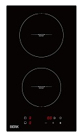 Поверхность индукционная Berk BHI-3002T/YK (Черная / стеклокерамика / 2 конфорки / Таймер / 3,5 кВт) Чёрный