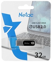 Память USB3.2 Flash Drive  64Gb Netac U278 aluminum alloy /NT03U278N-064G-32PN/ чёрный