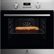 Духовой шкаф Electrolux EOF3H00BX (SurroundCook 600 / 65л / до 250°C / Нерж.сталь / AquaClean / боковые. напр.) нержавеющая сталь