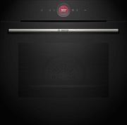 Духовой шкаф Bosch HBG7341B2 (Serie8 / 71 л / до 300 °C / Чёрное стекло / Гриль / Катализ / Home Connect / SoftClose / A+) чёрный
