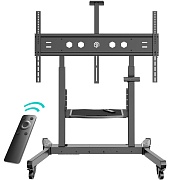 Мобильная стойка для ТВ ONKRON TS1991 eLift чёрный, для 50"-100", нагрузка до 130 кг, регулировка высоты - 1130 - 1600 мм, моторизированная Чёрный