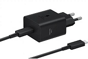 Сетевое зарядное устройство Samsung EP-T4511XBEGEU, (Type-C/45W/3A/PD), Черное чёрный