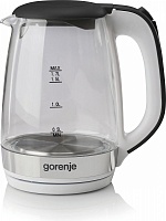 Чайник Gorenje K17GXG (2200 Вт / 1,7 л / стекло) белый