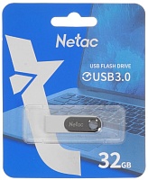 Память USB3.2 Flash Drive  32Gb Netac U278 aluminum alloy /NT03U278N-032G-32PN/ чёрный
