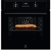 Духовой шкаф Electrolux EOF3H40BK (SurroundCook 600 / 65 л / до 275°C / Чёрный / AquaClean / боковые. напр.) чёрный