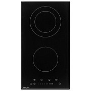 Поверхность электрическая KRONA LAUREL 30 BL (Черный  / 2 конфорки / 1,2 кВт / 1,2 кВт / стеклокерамика / STOP&GO) чёрный