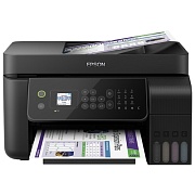 МФУ EPSON L5290 факс/A4/4-цв/СНПЧ/USB+WiFi+RJ-45 /Картриджи 103-C13T00S14A/C13T00S44A/C13T00S24A/C13T00S34A/ Чёрный