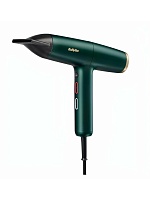 Фен BaByliss D6555DE (1700 Вт / 4 режима / холодный воздух / генератор ионов / диффузор / BLDC мотор) зелёный