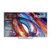 Телевизор Haier 75" Mini LED 4K UHD Android TV 144 Hz VRR Чёрный