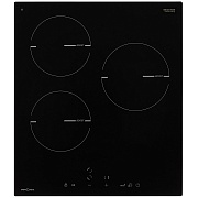 Поверхность индукционная KRONA MAGIER 45 BL 3BTK (Узкая, 45 см / Черный / 3 конфорки / 1,5 кВт / 1,5 кВт / 2,2 кВт / стеклокерамика /STOP&GO /5,2 кВт) чёрный