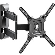 Кронштейн для ТВ ONKRON NP40 чёрный, для 32"-65", наклон 8°, поворот 180°, нагрузка до 35 кг, расстояние до стены 55-500 мм Чёрный