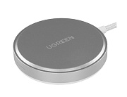 Беспроводное зарядное устройство UGREEN W703 (15W, MagSafe) серый серый