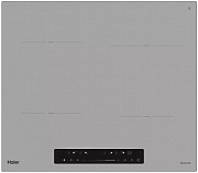 Поверхность индукционная Haier HHY-Y64TVTPG (Серый / 4 конфорки / (1,5/1,5/2,0/2,0) кВт / стеклокерамика / Boost / Stop + Go / 7,4 кВт) серый