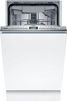 Машина посудомоечная встраиваемая 45 см Bosch SPV4EMX10E (Serie4 / 10 комплектов / 3 полки / расход воды - 8,9 л / InfoLight / Home Connect / А+) Белый