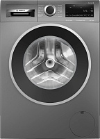 Стиральная машина Bosch WGG244ZCPL (Serie6 / 59-63,6см / 9кг / 1400об / SpeedPerfect / IronAssist / EcoSilence Drive / PreSoaking / A+++ / Серый) тёмно-серый