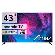 Телевизор Amaz AM43CXAS9 Full HD Android чёрный