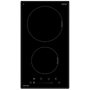 Поверхность индукционная KRONA FORTE 30 BL (Черный  / 2 конфорки / 2,2 кВт / 1,5 кВт / стеклокерамика / STOP&GO / 3,5 кВт) чёрный
