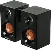 Колонки 2.0 Defender Aurora S12 / 12W / USB-питание / Чёрный / корпус - дерево Чёрный