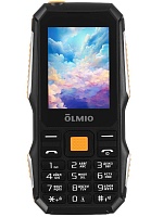 Телефон мобильный Olmio X03, чёрно-оранжевый Черно-оранжевый